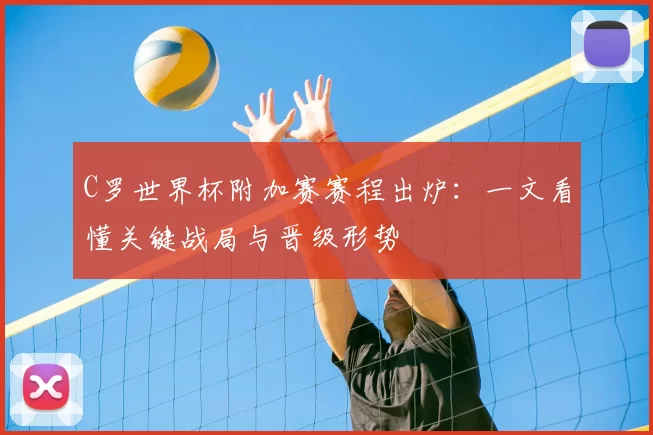 C罗世界杯附加赛赛程出炉：一文看懂关键战局与晋级形势
