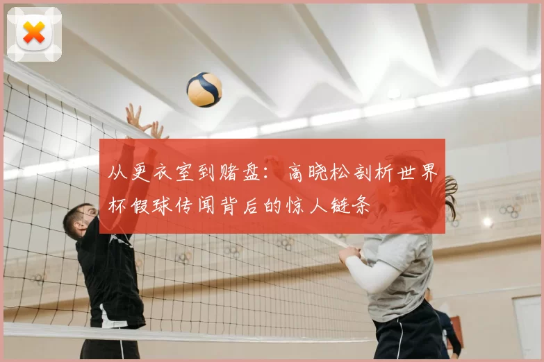 从更衣室到赌盘：高晓松剖析世界杯假球传闻背后的惊人链条