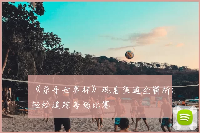 《杀手世界杯》观看渠道全解析:轻松追踪每场比赛