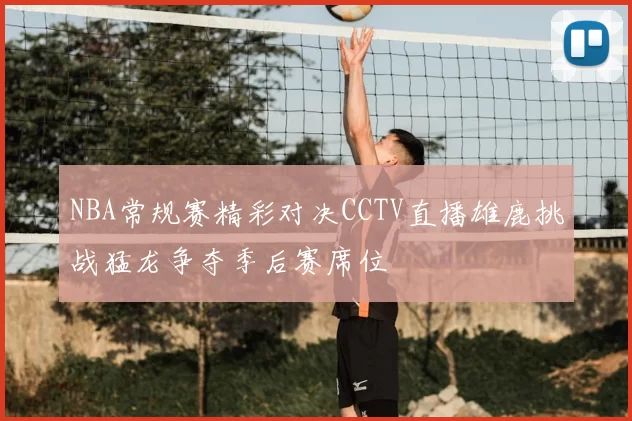 NBA常规赛精彩对决CCTV直播雄鹿挑战猛龙争夺季后赛席位